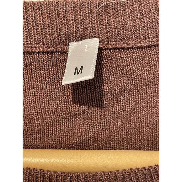 Wunderlove by Westside Brown Contrast Detailed Top Size M - Picture 3 of 5